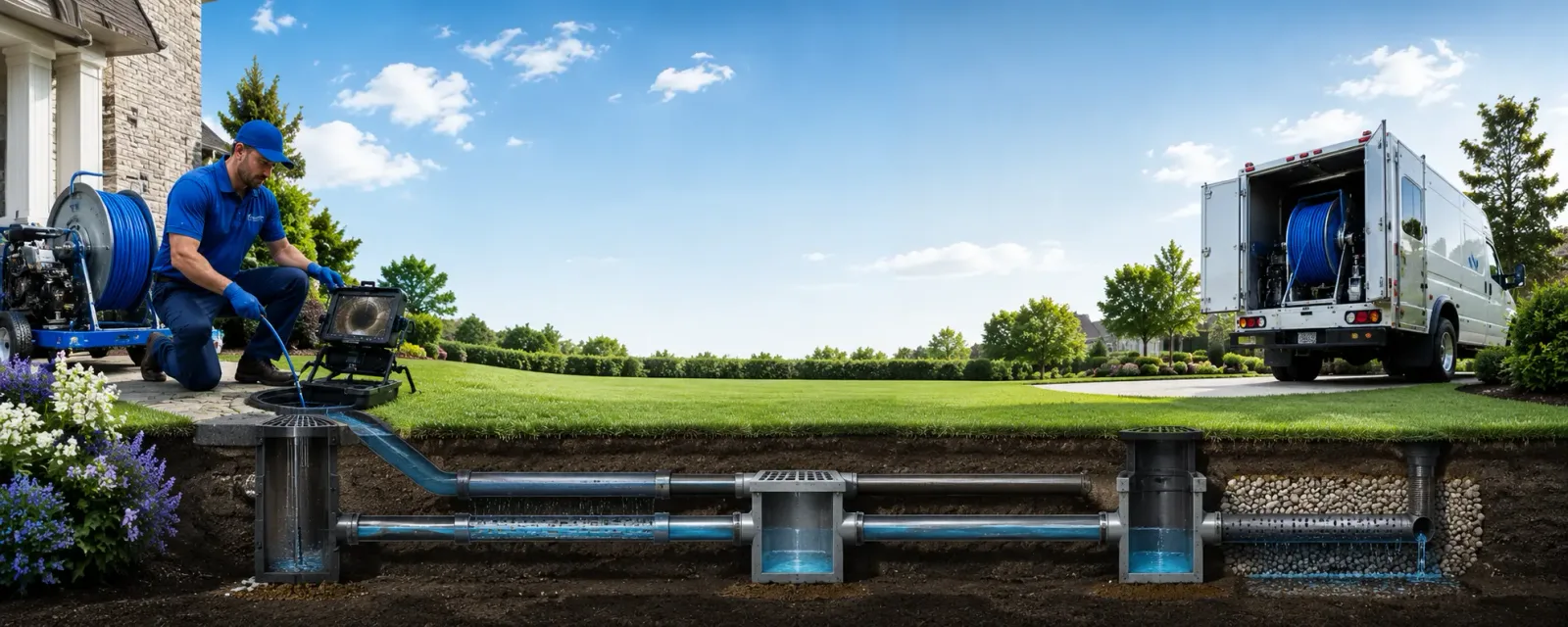 Outdoor drain cleaning information for Tununak, AK